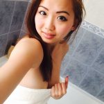 Super hot busty asian teen Harriet Sugarcookie naked in the shower
