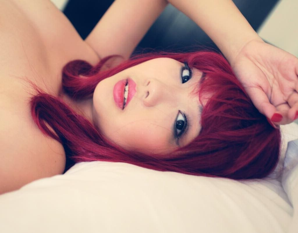 Artistic Red Hair selfie