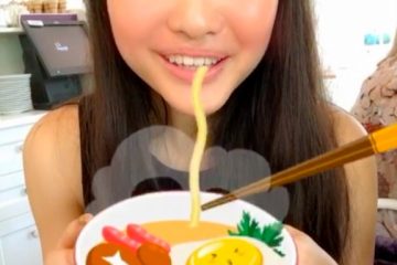 Yumi Sugarbaby gives a deep-throat blowjob